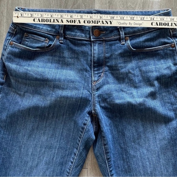 Loft Curvy Skinny Denim Blue Jeans Stretchy Women’s Size 10 - Picture 8 of 10